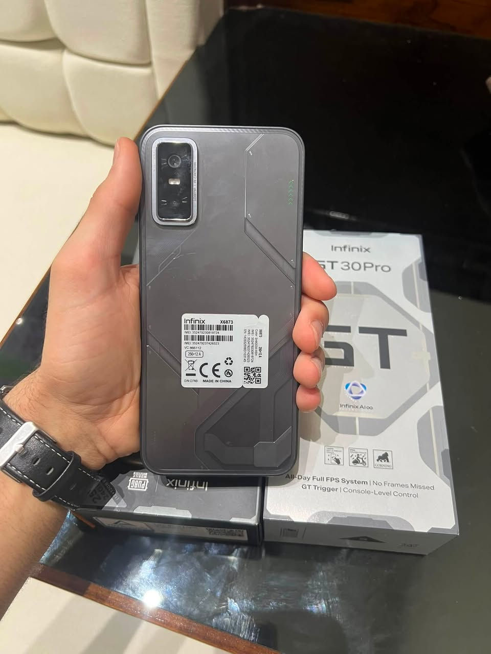 للبيع الغني عن التعريف 
GT 30 PRO 🔥
ذاكرة 256 عشوائي 24✅
نضافة 100‎%‎✅
ملحقات باكيت وراس شحن الاصلي 45W+ الكفر الاصلي ✅
السعر 375 وبي مجال بسيط 
مكاني فلوجة قرية المختار
تواصل واستفسار *********** اتصال او واتساب
