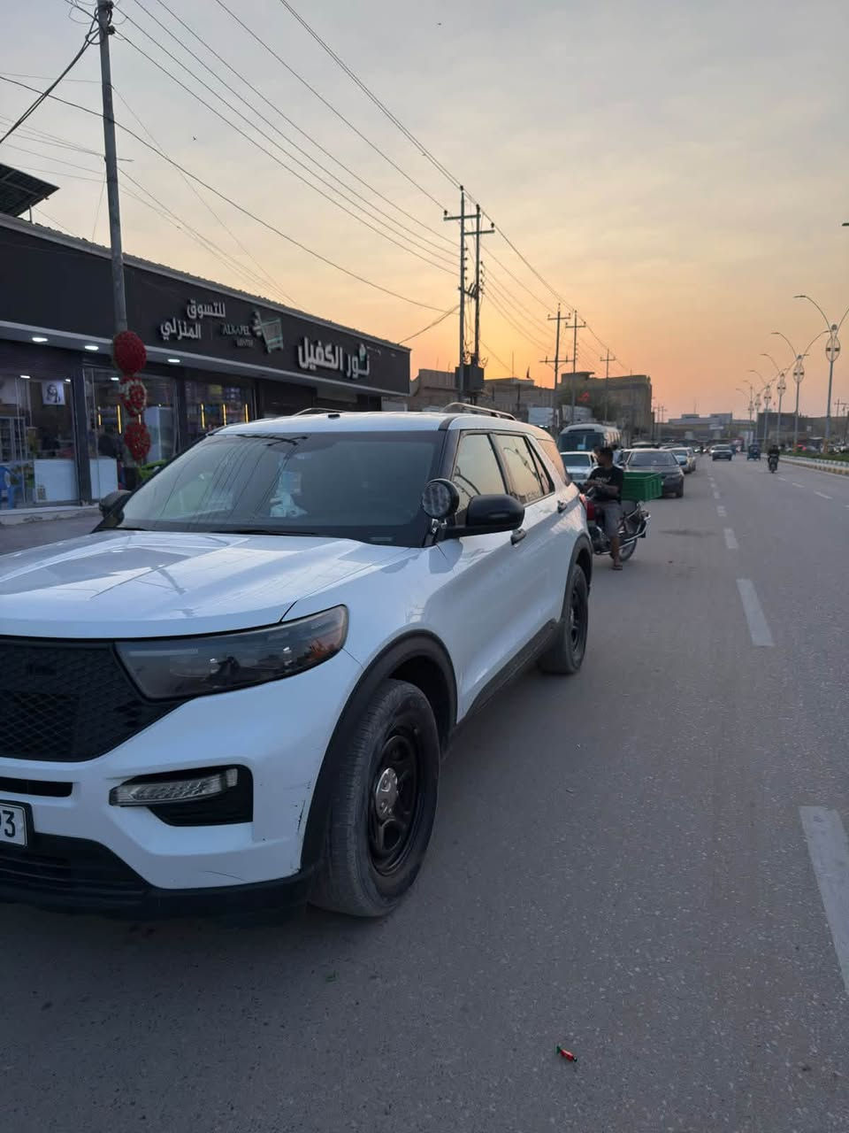 فورد اكس بلور بوليسي ٢٠٢٣

بيع سريع بسعر جدا جدا مناسب

الون: ابيض

الوحات : بغداد 

تحويل ثاني يوم

الضرر: تقرير غرق تعمل وتسير من امريكا . بدون حادث

تبريد قطعتين

عداد مسافة 88km

الموصفات: شاشه كبيرة أندرويد *كامره دواره*شاشه اعطار*حساس ضغط الاطارات*منفذ يواس بي*سايد بريك دكمه*تبريد ثلج مناخين ايمن وايسر*سويج

السياره:AWD فور ويل دفع رباعي

المكينه: 6v سلندر ٣٣٠٠ تعلس بانزين عادي خزان الوقود ٧٠ لتر

الكير :١٠ سرعات تعليك

لايت بوليسي ٦ عدسات دوار

كشنات كشن سائق كهرباء الكشنات الخلفيه اسود جلد قلاب 

السياره جاهزه من كلشي مابيهه اي نقص

 الشراي يتصل ***********
