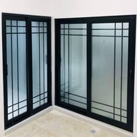ابواب شبابيك ألمنيوم • واجهات زجاج ١٠ملم • مانع ذباب سلايت