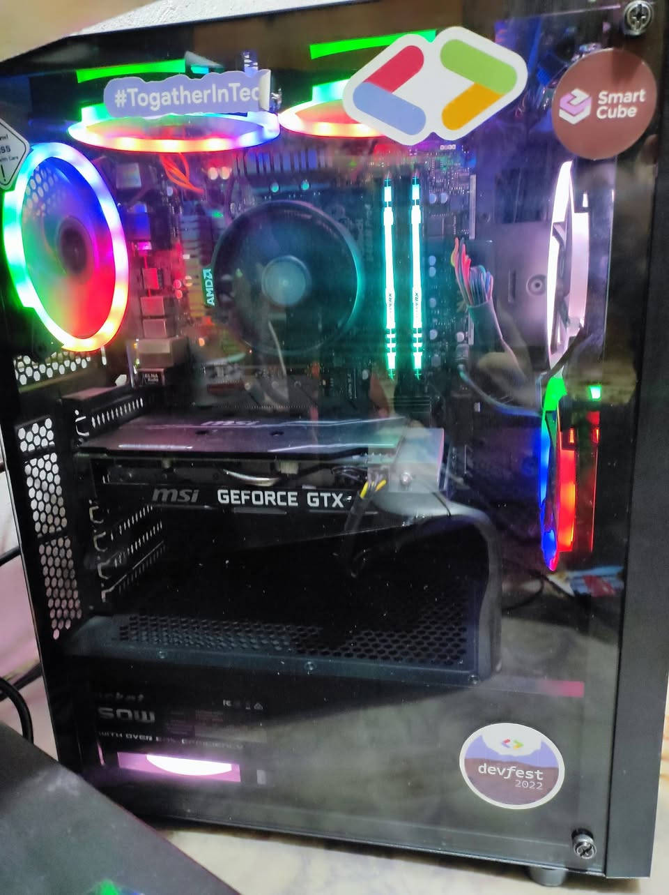 السلام عليكم كيس فقط للبيع ما عجبك المنشور عوفه.
مواصفات الكيس 

المعالج Ryzem 5 3600 3.60GHz

كرت الشاشه GTX 1660 6GB

الذاكره الداخليه 16 GB 

ذاكره تخزين 1تير SSD 

الباور سبلاي 650W 

السعر 650.000 وبي مجال

للاستفسار اتصال ***********

نص مكتوب في الصور:
- ذاكرة RAM المثبتة ١٦,٠ غيغابايت السرعة: ٢٤٠٠ ميغا هرتز المعالج AMD Ryzen 5 3600 6-Core Processor 3.60 GHz بطاقة الرسومات 6 GB NVIDIA GeForce GTX 1660 SUPER مساحة التخزين 1.04 TB تم استخدام 813 GB من ١,٠٤ TB إعادة تسمية هذا الكمبيوتر ZULFIQAR To Be Filled By O.E.M. نسخ مواصفات الجهاز اسم الجهاز ZULFIQAR المعالج AMD Ryzen 5 3600 6-Core Processor 3.60 GHz ذاكرة RAM المثبتة ١٦,٠ غيغابايت بطاقة الرسومات NVIDIA GeForce GTX 1660 SUPER (6 GB) مساحة التخزين 954 GB SSD Lexar SSD NS100 1TB, 112 GB SSD Apacer AST280 120GB معرف الجهاز 2D427443-7C7A-4091-AB48-3DE18A56ABAD معرف المنتج 00330-80000-00000-AA409 نوع النظام نظام تشغيل بإصدار ٦٤ بت ومعالج يستند إلى x64 القلم واللمس لا يتوفر إدخال باللمس أو بالقلم لجهاز العرض هذا