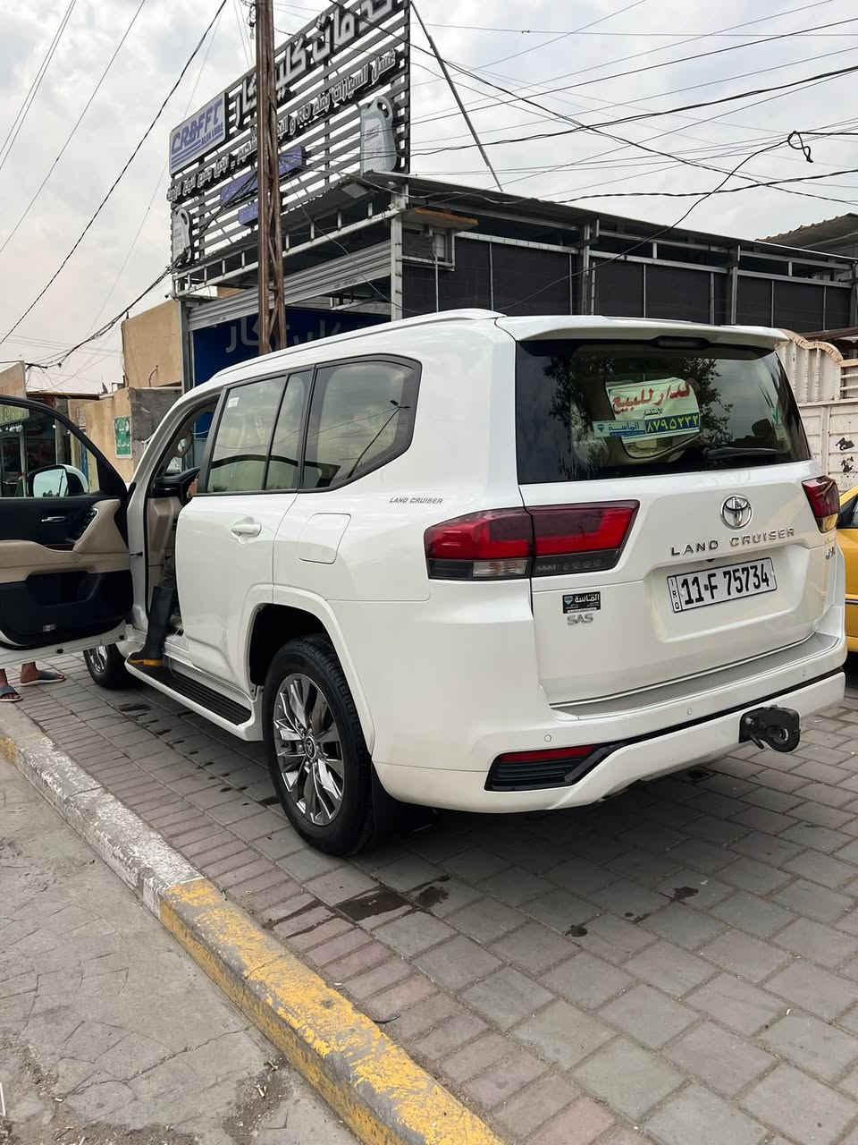 تويوتا •••• لاندكروز GXR
موديل ••••         2023       SAS ( ساز )

فول مواصفات ••• 3 شاشات ((تطبيق))

6 :: سلندر

محرك 4000 تنفس طبيعي 

ماشيه 37

جديدة جدا بحالة الوكالة 

جنطة كهرباء 

كراسي كهرباء 

جلد بيجي بلادي 

طفايه 

سلايت

3 شاشات بلاديه

تشغيل  عن بعد 

السياره فول 1/1

للاستفسار اكثر 

رقم بغداد

***********
