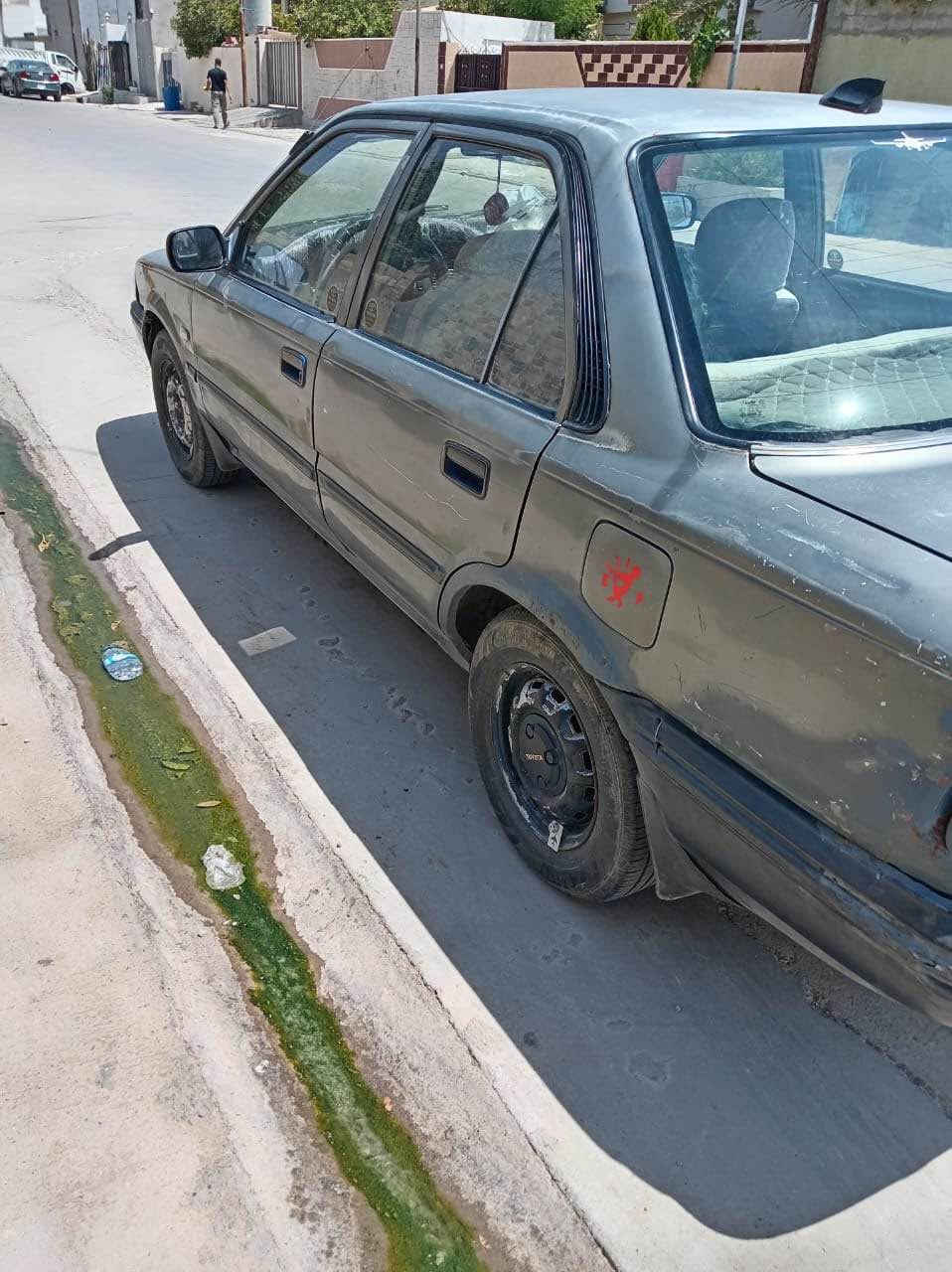 كورلا للبيع 
موديل٩١ يسرا بلادي 
رقم كركوك مشروع سنويه ٢٨ 
بطاقه بانزين بي محرك وكير بشرط 
صبغ مابي حادث مابي سعره ٤٠ بي مجال قليل
السياره بأسمي 
تحويل او وكاله بكيفك
*********** كركوك, العراق
