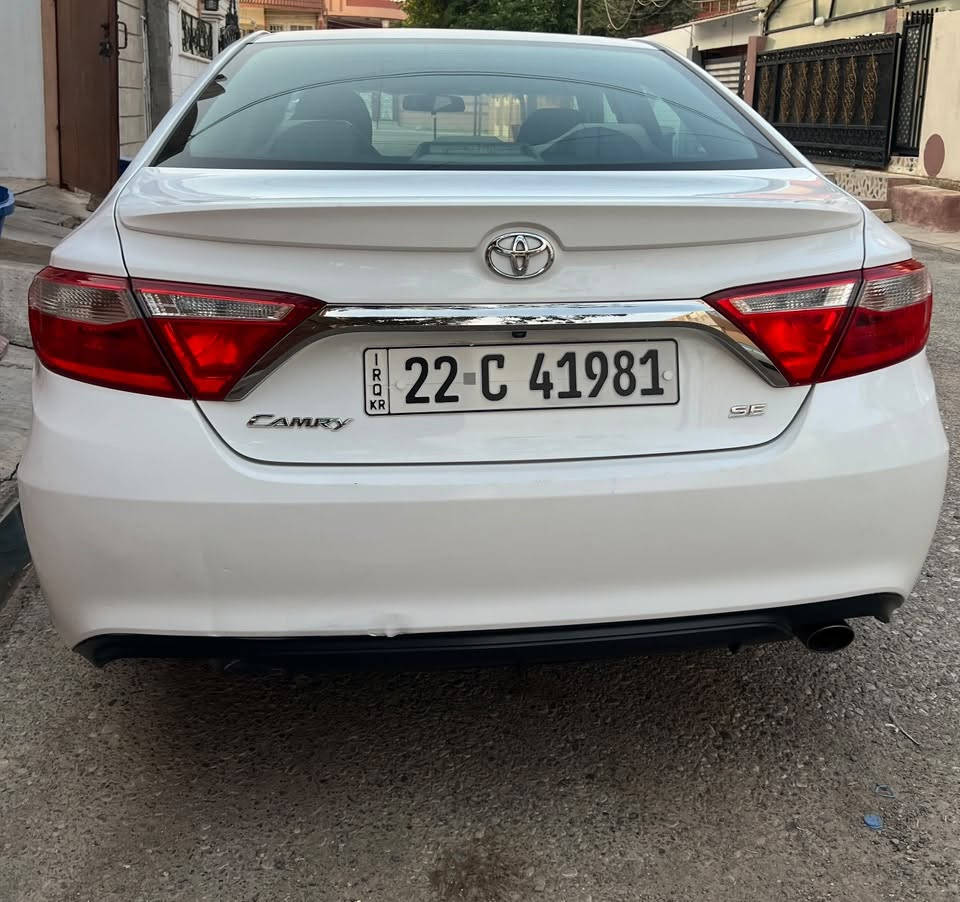 🚗 للبيع | تويوتا كامري SE 2015 أمريكي
موديل: 2015
فئة: SE (نص فل)
محرك: 2.5 لتر
ناقل حركة: أوتوماتيك
اللون: أبيض
صناعة أمريكية (كنتاكي)
الممشى: 280 ألف كم
شاشة أصلية
كاميرا خلفية
مكيف ممتاز
محرك وگير بحالة ممتازة
السيارة نظيفة جدًا
تكحيل بأجزاء بسيطة جدًا (حوالي 10 ملم)
السعر المطلوب: 17,200 دولار وقابل للتفاوض البسيط عند الجدية.
للاستفسار والمشاهدة يرجى التواصل على الرقم 
*********** واتس اب
