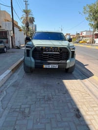 تويوتا تندرا موديل ٢٠٢٥  لون مميز  رقم اربيل باسمي  حادث دعامية امامية...