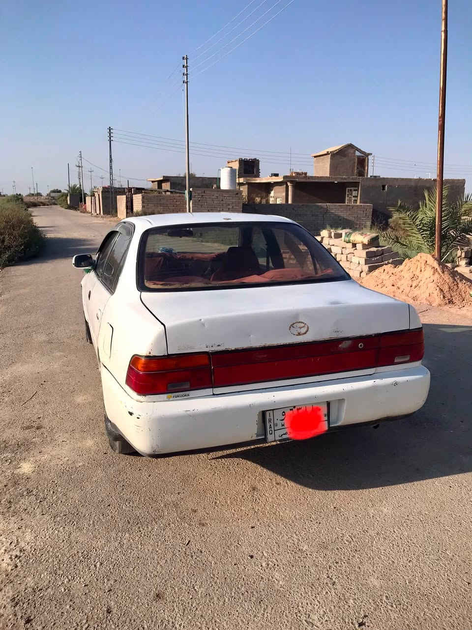 كورلا موديل 1994 
 مكينه كير حداديه تخم تاير باتري جديد تبريد شغال سياره بسمي مشروع وطني سنويه مامنتهيه رقم بغداد سياره بلادي مكفوله لاصبغ ولاتبديل 
مكان السياره ناصريه -جبايش 
رقم الهاتف  ‭***********‬
السعر 55 وبيها مجال
