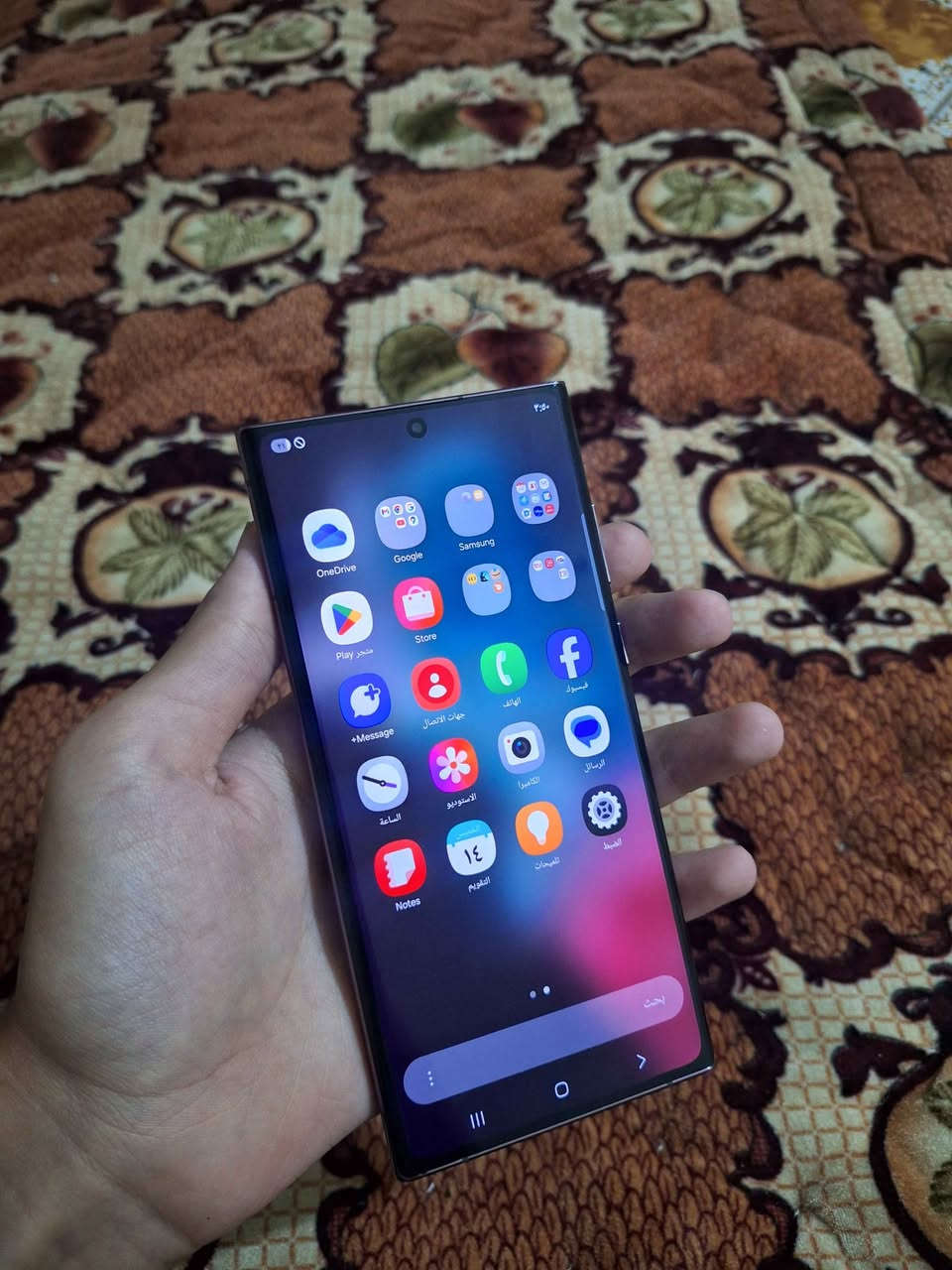 السلام عليكم عندي تلفون للبيع 
جهاز سامسونك S22 الترا 
ذاكره 256g ورام 12 نسخه ياباني 
يدعم لغه عربيه وتسجيل مكالمات نضافه عاليه
الجهاز فقط مستبدل شاشه نوعيه حلوه اوليد مع فريم تدعم بصمه وسيم كارت شغال كله شغال بدون اي مشاكل كاميره 100x صافيات وقلم بلادي السعر 350 الف وبي مجال للشراي حك جيته شراي يتواصل خاص العنوان اربيل أربيل, العراق
