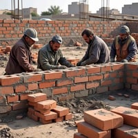 كادر خلفة • بناء طابوك • شغل نظيف