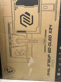شاشة MSI QD-OLED ٢٧ • رام ٣٢جيجا • سامسونج 980 NVMe ١تيرا