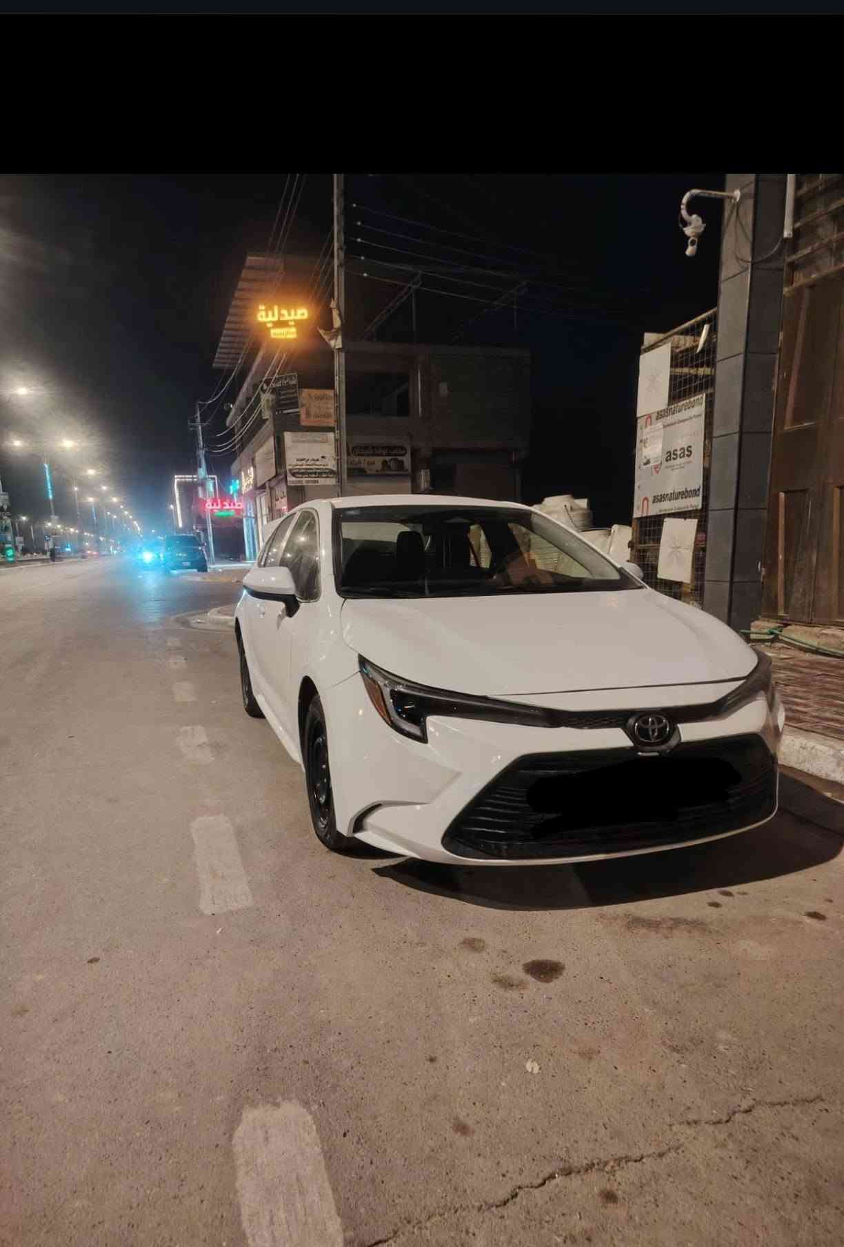 كورلا موديل2024  وارد امريكي   هايبرد  ماشيه35   رقم بغداد بسمي.بدون تبديل   بيها ربع بنيد رش وخشم جاملغ رش وهلال خلفي اثر شخوط. فقط مال امريكا  مكان كربلا سعر 150  وبيها مجال حك الجيه  فقط. ***********

