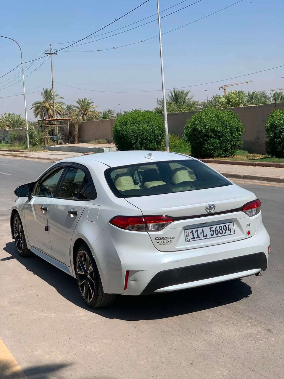 كورلا 2022 وارد امريكي مكينه 1800 بانزين عادي ماشيه 85 قطعه وحده صبغ فقط البنيد والباقي بدون صبغ وجاملغ امامي ايسر بارد فقط السياره باسمي هزه ورقم بغداد الجديد تحويل ثاني يوم السياره جاهزه بدون نواقص كير مكينه صدر تبريد تايرات كله جاهز السعر 133 وبيه مجال بسيط سونار بل منشور
*********** 
***********
