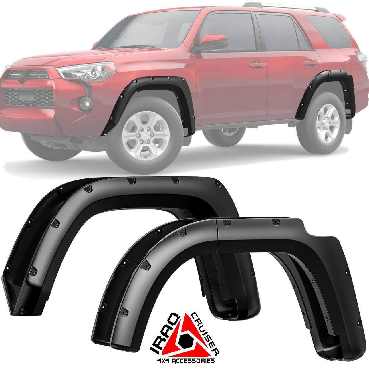زبائننا الكرام ✨
توفر من جديد 
فندرات Toyota 4Runner 
تصميم مميز جداً
صناعة ممتازة
بدون اي تأثير على هيكل السيارة 
مع كافة المواد اللازمة للتثبيت ✅
———————————————-
📍عنواننا/ بغداد الشعب حي عدن 
التوصيل متوفر لكل العراق 
***********

نص مكتوب في الصور:
- IRAQ CRUISER 4X4 ACCESSORIES