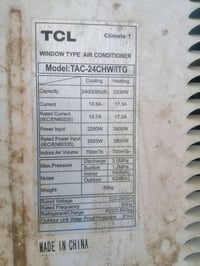 مكيف TCL • كمبريسر هيتاشي • نقص غاز