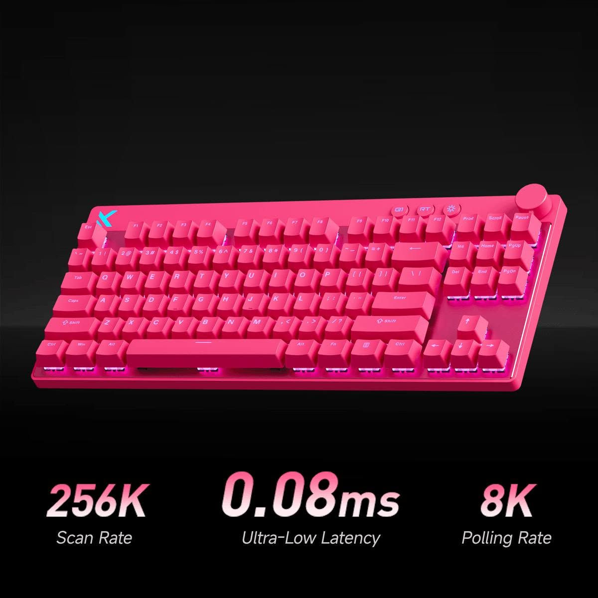 السلام عليكم كيبورد mchose mix87 hall effect
كيبورد مغناطيسي راقي كلش اداء وشكل موصفاته
8k polling rate
256k scan rate
Up to 0.005 mm
السعر 60 الف وبي مجال حك الجيه
مكاني بغداد مدينة الصدر

نص مكتوب في الصور:
- 256K Scan Rate 0.08ms Ultra-Low Latency 8K Polling Rate
- 0.001 mm