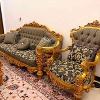تخم ١٠مقاعد • خشب زان • قليل الاستعمال