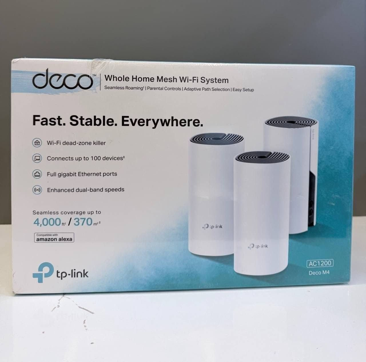 😍 DECO-TP–LINK😍 
 
➡️ DECO-M4 Ac1200-1pcs
☑️ بسعر…. 50.000

➡️ DECO-M4 Ac1200-2pcs
☑️ بسعر…. 90.000

➡️ DECO-M4 Ac1200-3pcs
☑️ بسعر…. 120.000

لطلب والاستفسار التواصل خاص او واتساب *********** التوصيل خلال 24ساعة
