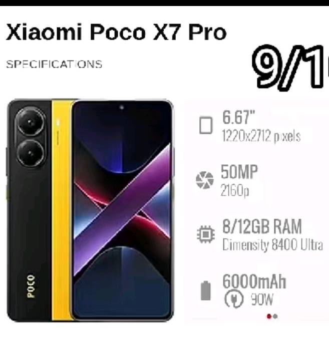 جهاز بوكو إكس سبعه برو ذاكره 512 جهاز سعر 370   الف بيه مجال للشراي بيه شخط بل شاشه ملاحضه شخط وليس كسر وجهاز 120 فريم حقيقي تصويره حلو وجهاز سعره يتراوح من 600 إلى 725 الف حاليا بس اني ابيعه كسر وشخط موجود بل شاشه حطله لزكه 5000 تالاف ويروح بعد بس امانت الله ما اريد اغشكم فا كلتلم اكو شخط بل شاشه بطاريته وملاحضه ترا من اشغل جهاز ما يبين اصلا شخوط بس من اطفيه 96 وجهاز نضافه 90 _ 💯 100+ متواجد فقط واتس اب 

مكان مدينه صدر قطاع .....21
***********
