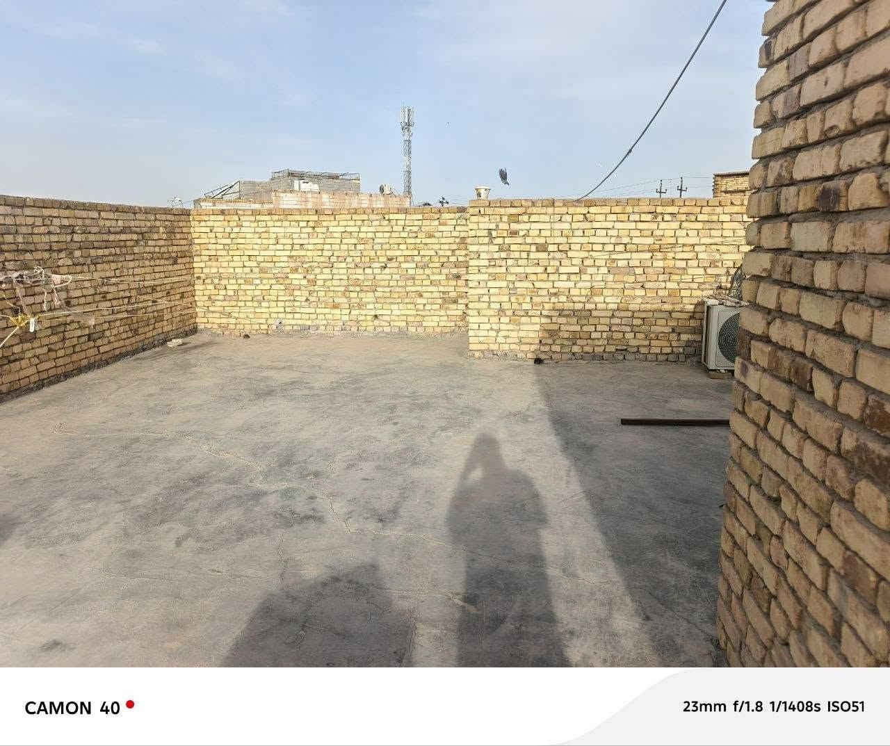 الـسلام عـلـيـكم ورحـمة الله وبـركـاتة
بـيت الـ،بـيع مـساحـة /250/بـنـاء جــديـد بـيت كـامـل
الـمـكان حـي،الـحسن ،،،،قـرب مـدرسـة الـقدوس.....السعر /70/وبيه مجال
مـكـلـف بـالـنـشر،هذه رقـم صـاحـب الـبيت
***********

نص مكتوب في الصور:
- CAMON 40 23mm f/1.8 1/1869s ISO54
- CAMON 40
- 23mm f/1.8 1/1869s ISO54
- 23mm f/1.8 1/1408s ISO51
- 23mm f/1.8 1/1499s ISO51