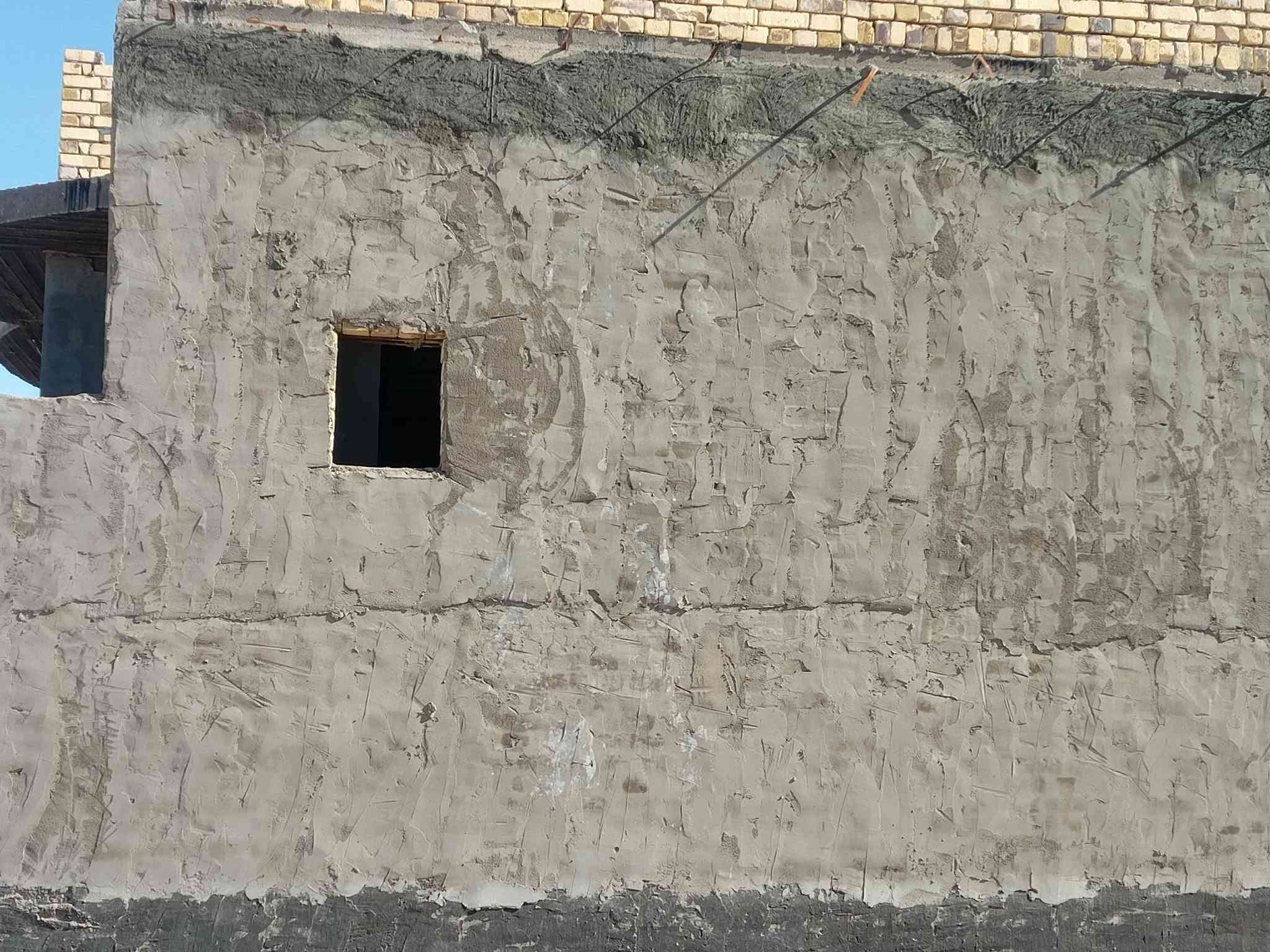 لبخ • تشميع خارجي • داخل العمارة