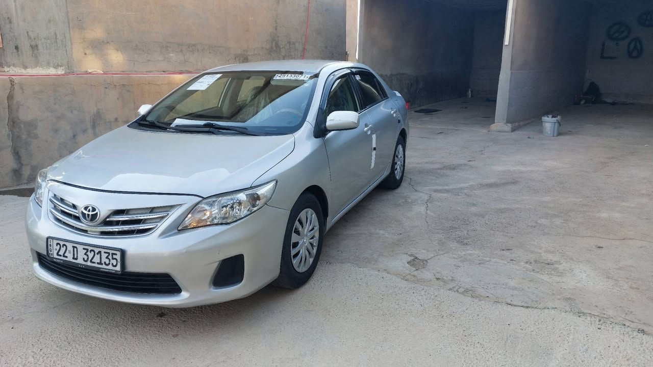 السعر دفتر ١٠٠ قفل 🔐 
كورلا ٢٠١١ وارد أمريكي 
صبغ جاملغ وبنيد 
رقم اربيل شرط الوكاله والتحويل 
تبريد شغال تدفئه كله شرط
محرك ١٨ كير محرك شرط 
طخم تاير جديد صدر جديد 
شاشه كامره تحكمات ستيرن 
مكان السياره ناحية القياره 
للإستفسار الاتصال *********** ***********
