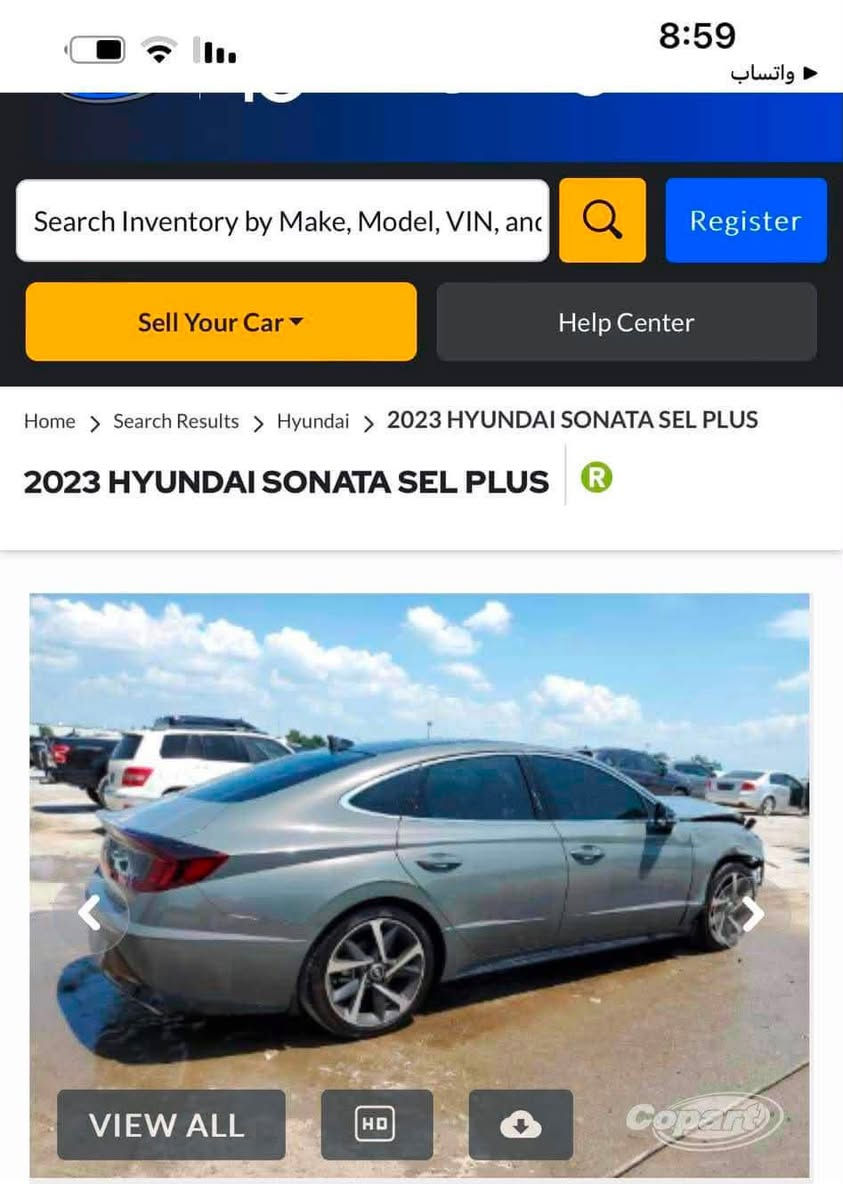 السلام عليكم
سوناتا 2023 فول مواصفات SEL plus  معروفه مواصفاته رقم بصره حرة بأسمي
بيه تبديل فقط بنيد وجاملغ الامامي راجع بارد لأصبغ ولا فتح
بيه قطعتين صبغ كلير 
السعر 163 بيه مجال 
***********
