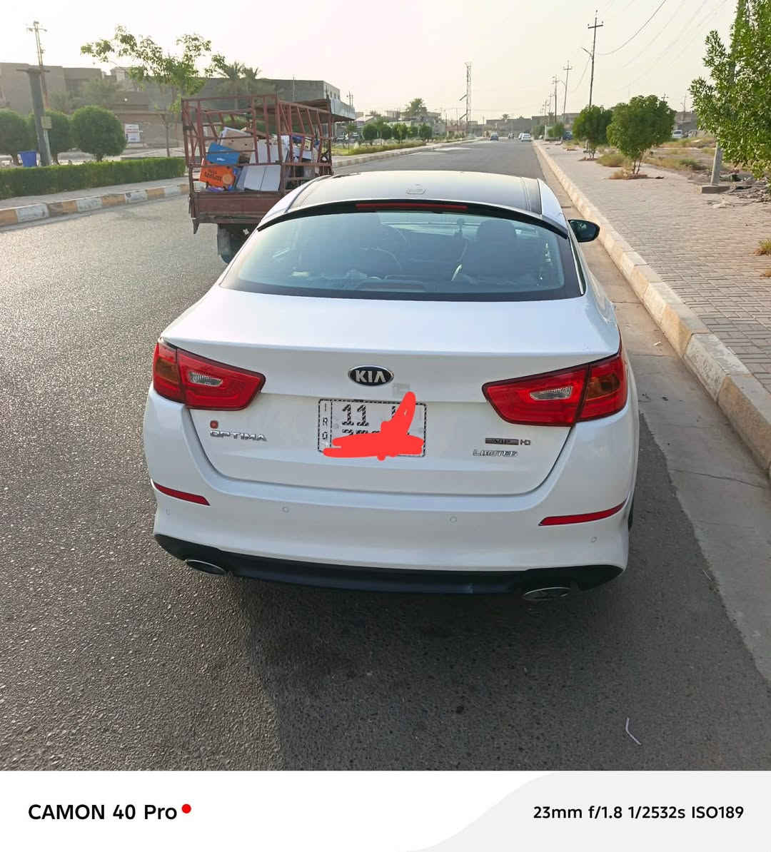 السلام عليكم اوبتيما للبيع 2015 خليجي فول مواصفات vip رقم بغداد  الدولي بأسمي 
محرك 2400 دوش لا تنقيص لا تبخير لا صوت 
بانوراما 
زراكات لايت 
لايت زينون 
لايت دوار مع الستيرن 
سايد بربك دكمة 
لد لايت 
بك لايت لد 
بصمة تشغيل وبصمة ابواب وجنطة 
كشن سائق وكشن الصدر كهرباء 
خزن ميموري 
كشن جلد 
جام اوتو  
تدفئة وتبريد بالكشانة 
حساسات اماميه وخلفية 
كاميرا  
الانبار الفلوجة الكرمة 
***********
