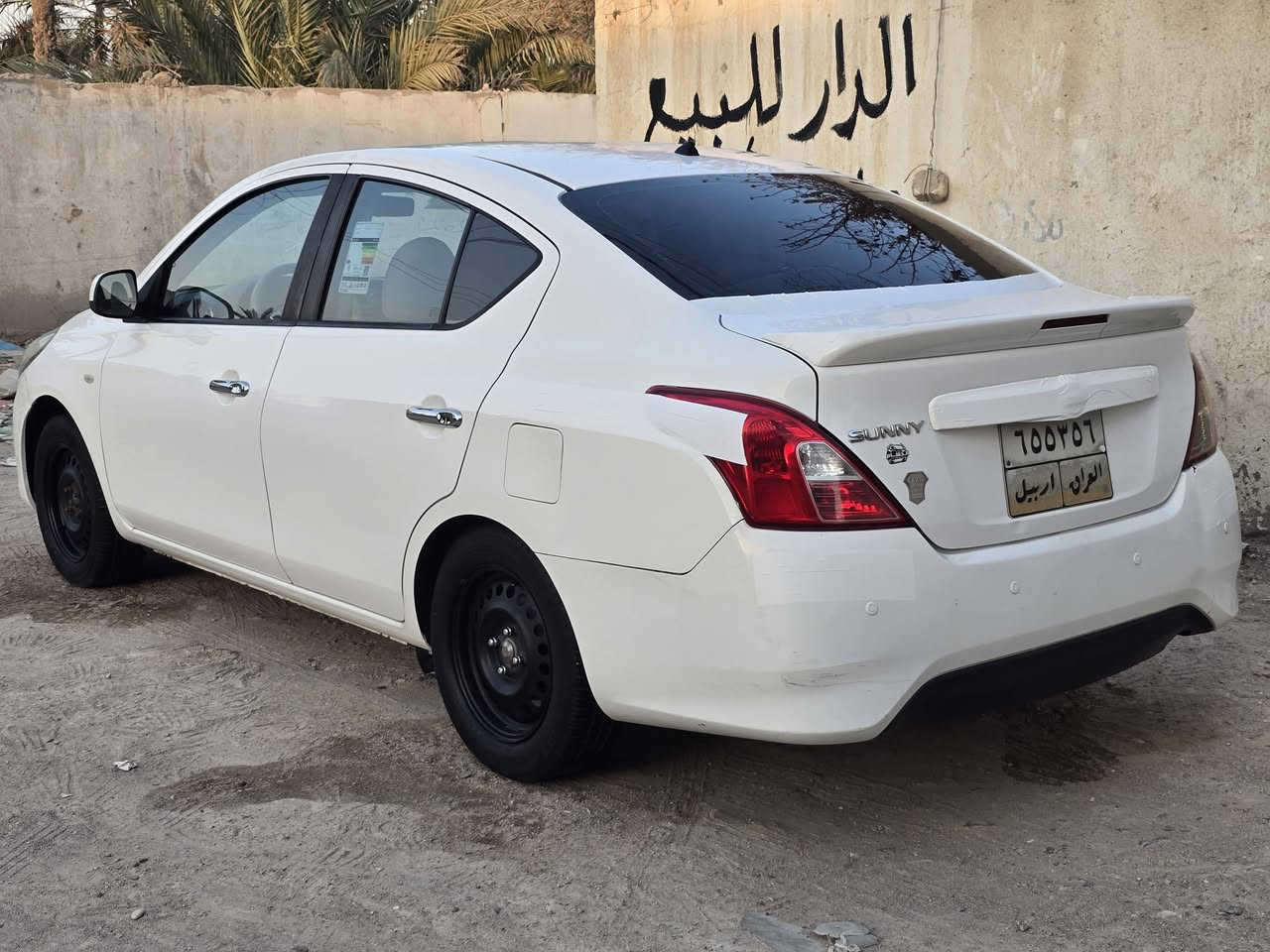 نيسان صني2021
السياره جاهزه وجديده
السعر 94$
بأسم شركة تريد تحويل او وكاله
بيها شبرين صبغ بالجاملغ الخلفي يم قبق البانزين الباقي كفاله
مكاني بصره ابو الجوزي
للاستفسار ***********
