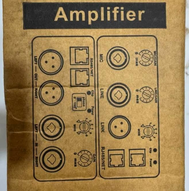 مضخم صوت DSP 1232 1500W+600W+600W 3 Way Amplifier Module Professional Speaker Plate Amplifier Class D with DSP
Specification 

1500W+600W+600W 3 Way Amplifier Module Professional Speaker Plate Amplifier Class D with DSP

*Professional CLASS-D amplifier.

*Built-in high-performance 96KHZ DSP audio processor, RS485 online or network adjustment.

* Free Software is offered

*110-230v general working voltage

*Full sealed with the box, can be installed without a partition.

*Widely used in professional speaker, line array speaker

Specification:
Model: DSP 1232
Channel 1 Rated Power 8Ω/4Ω 1200W/1500W
Channel 2&3 Rated Power 8Ω/4Ω 450W*2/600w*2
Frequency Response DSP Control
THD 1KHz ≤0.5
Damping Factor >200
Slew Rate >20v/us
S/N >95dB
Sensitivity 0.775v
Input Impedance Balance 20K, Unbalance 10K
Output Topology CLASS-D
Protection Short circuit, DC, Overheat, Peak Pressure Limit, Soft Start
Voltage AC110-240V/50Hz-60Hz voltage-selected switch

للاستفسار مراسلة الصفحة او الاتصال على الرقم *********** يوجد توصيل لجميع محافظات العراق
مضخم صوت DSP 1232 1500W+600W+600W 3 Way Amplifier Module Professional Speaker Plate Amplifier Class D with DSP

