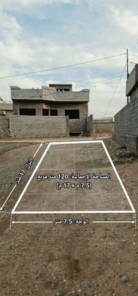 ١٢٠م • سند ٢٥ • مسموح بناء