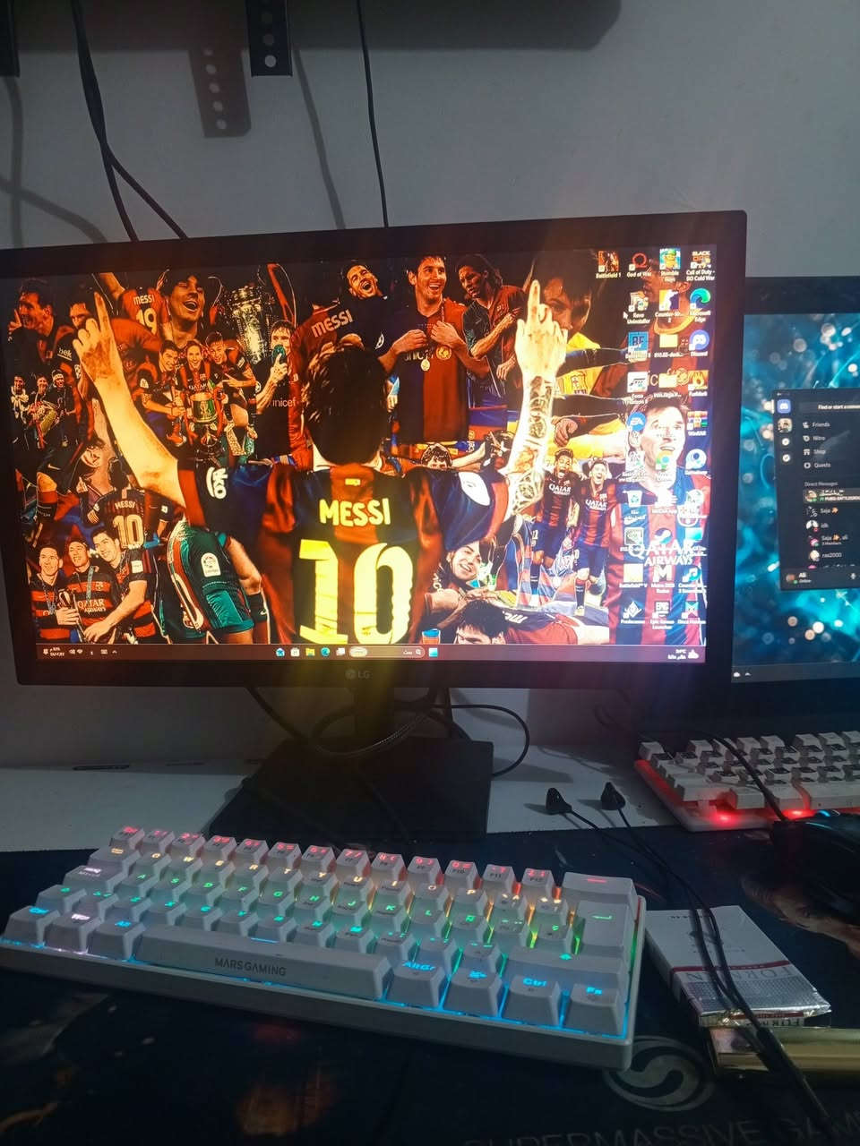 pc للبيع
كيبورد MarsGaming MK60 +موس

الشاشة نوع LG 75 هيرتز دقة 1080@

الملحقات كاملة بدون اي نقص 

الموصفات موجودة بل صورة

مكاني كربلاء 

 ***********

بي واتساب 

السعر 760 الف

