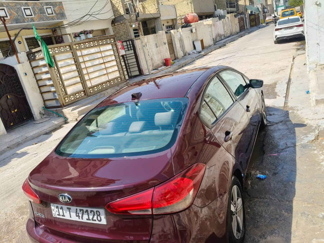 سلام عليكم كيه فورتي موديل 2018 مكينه 2000دوش موصفاته معروفه شاشه بلاديه فول تحكم ستيرن حادثه امريكه جاملغ الأمامي فقط تبديل بدون دواخل ودعاميه خلفيه فيبر كلاص سياره ليبل واحد ماعده جاملغ ماشيه 83 ألف هزه جديده رقم أنكليزي  اتصال ***********
