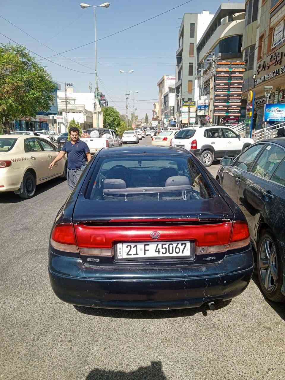 السلام عليكم ورحمة الله وبركاته..
أما بعد مازدا صالون ( فاصوليا) 
موديل ... 1996 لون اخضر غامق السيارة صبغها تعبان 
رقم انجليزي تحويل ثاني يوم سعر.. 30 وبيها مجال مكاني محافظة السليمانية للاتصال او الاستفسار أكثر عبر الارقام.. 

*********** محمد اللامي واتساب 
*********** محمد اللامي.. 
#مكلف_بالنشر.
