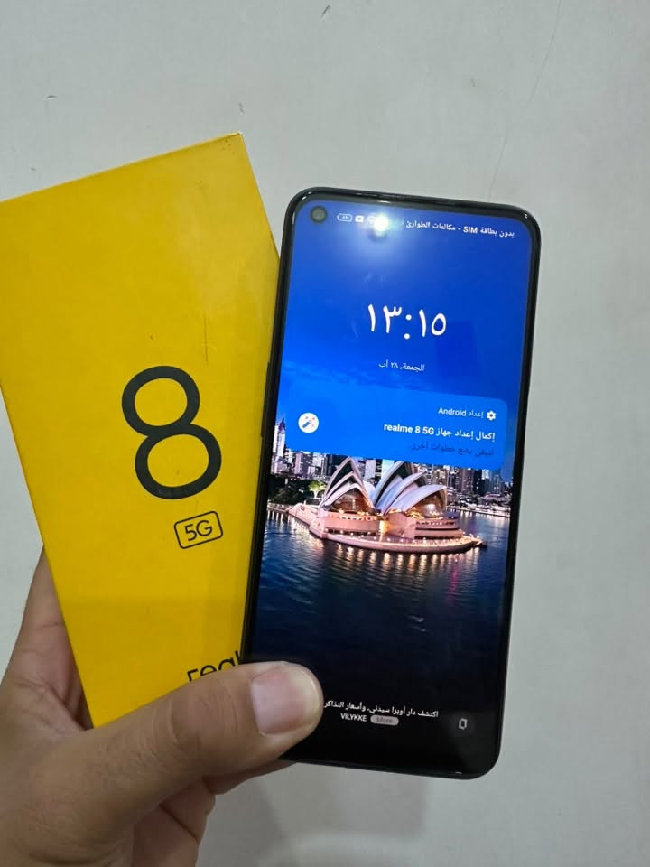 للبيع ريلمي 8 G5 ذاكره 128 داخليه 8 جهاز نضيف اتصال وساب اتصال ***********
