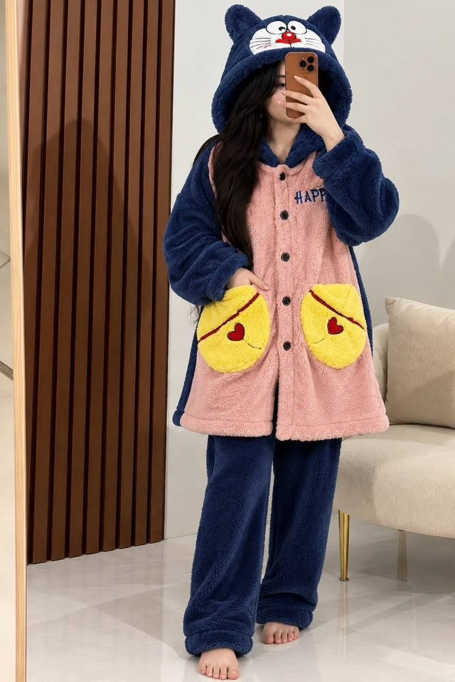 تراك قطعتين • فرو ثقيل • مقاسات M/L/XL/XXL
