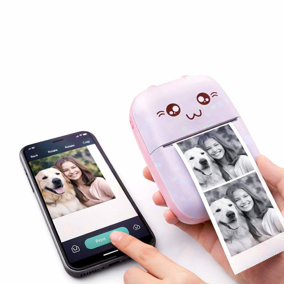 طابعه ميني محموله 
السعر 25,000 مع التوصيل

للتواصل *********** واتساب

Mini Printer المحمولة – طباعة حرارية فورية عبر البلوتوث

• طابعة ميني محمولة تعمل بدون حبر، مصممة للطباعة السريعة والمباشرة من الموبايل عبر البلوتوث.

• تدعم الطباعة بدون حبر (Inkless) لسهولة الاستخدام وتقليل التكاليف.

• إمكانية طباعة الصور، النصوص، الرسومات (Sketch) والملصقات (Labels).

• بطارية مدمجة تدوم لفترة طويلة للاستخدام اليومي.

• اتصال بلوتوث سريع (BT Instant Printing) للطباعة مباشرة من الهاتف.
• تعمل من خلال تطبيق iPrint المتوفر على Android و iOS.

• نوع الطباعة: حرارية بدون حبر (Inkless Printing)
• طرق الطباعة: صور – نصوص – رسومات – ملصقات

• الاتصال: بلوتوث
• التطبيق: iPrint
• مصدر الطاقة: شحن عبر 5V
• مؤشرات الحالة:
 • ضوء أزرق: تشغيل / جاهزية
 • ضوء أحمر: أثناء الشحن
• زر التشغيل: ضغط مطول للتشغيل (3 ثواني)

محتويات العلبة:
• جهاز Mini Printer
• كابل شحن
• رولة ورق حراري
• دليل الاستخدام (Instruction Manual)
