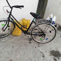 بيسكل بناتي حجم26البيع بيسكل نضيف جدان الون اسواد مكينة نضيفة سعر البا...