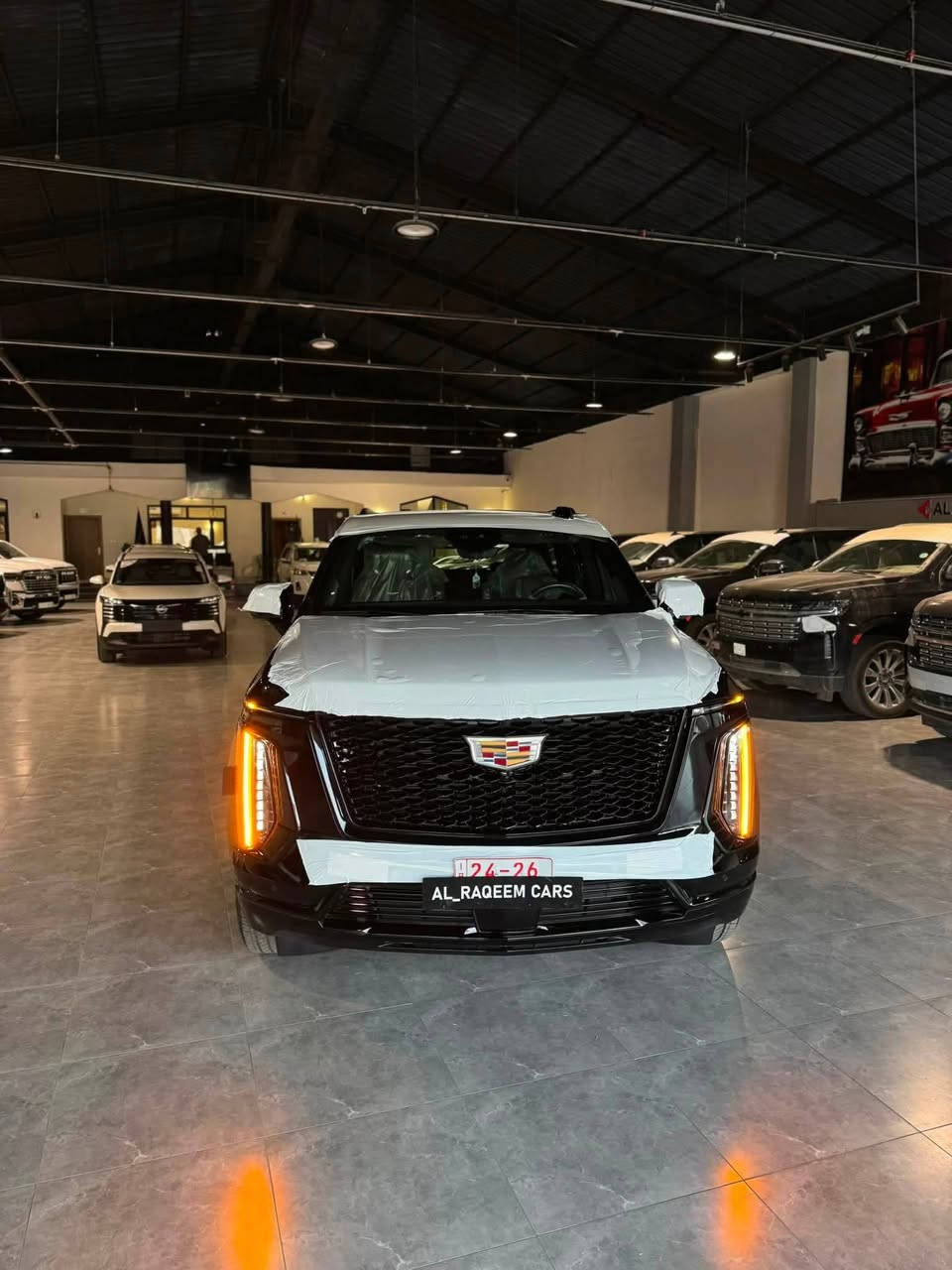 ال 2026كاديلاك اسكاليد صفر
Cadillac Escalade

- موديل 2026

- فئة 600 اسبريسو

- العداد 0km

- محرك  V8 6.2L

- كشنات جلد كهربائي 

- شاشه GPS تدعم ابل كار بلي واندرويد اوتو

- شاحن موبايل وايرلس

- دفع رباعي

-كامرات 360

-صندوق كهربائي

-كشنات خزن 

-فتحت سقف بانورما

-كشنات تدفئ + تبريد

-كراسي منفصل VIP 

-نظام سماعات 36 سماعة

-نقط عمياء

-رادر امامي وخلفي

-داتا شو 

-تشغيل عن بعد

-اوتوبارك
  
-مصابيح امامية LED

-جكات لرفع وخفض سيارة 

-ابواب كهرباء
............

- للمعلومات زياره موقعنا :

- الرقيم - اربيل / شارع 100 المعارض / بجانب محطه بانزين هوگر مقابل هفته بازار 1

- (معرض الرقيم على خرائط گوگل ) 

- او الاتصال على:

*********** 📞 

*********** 📞
