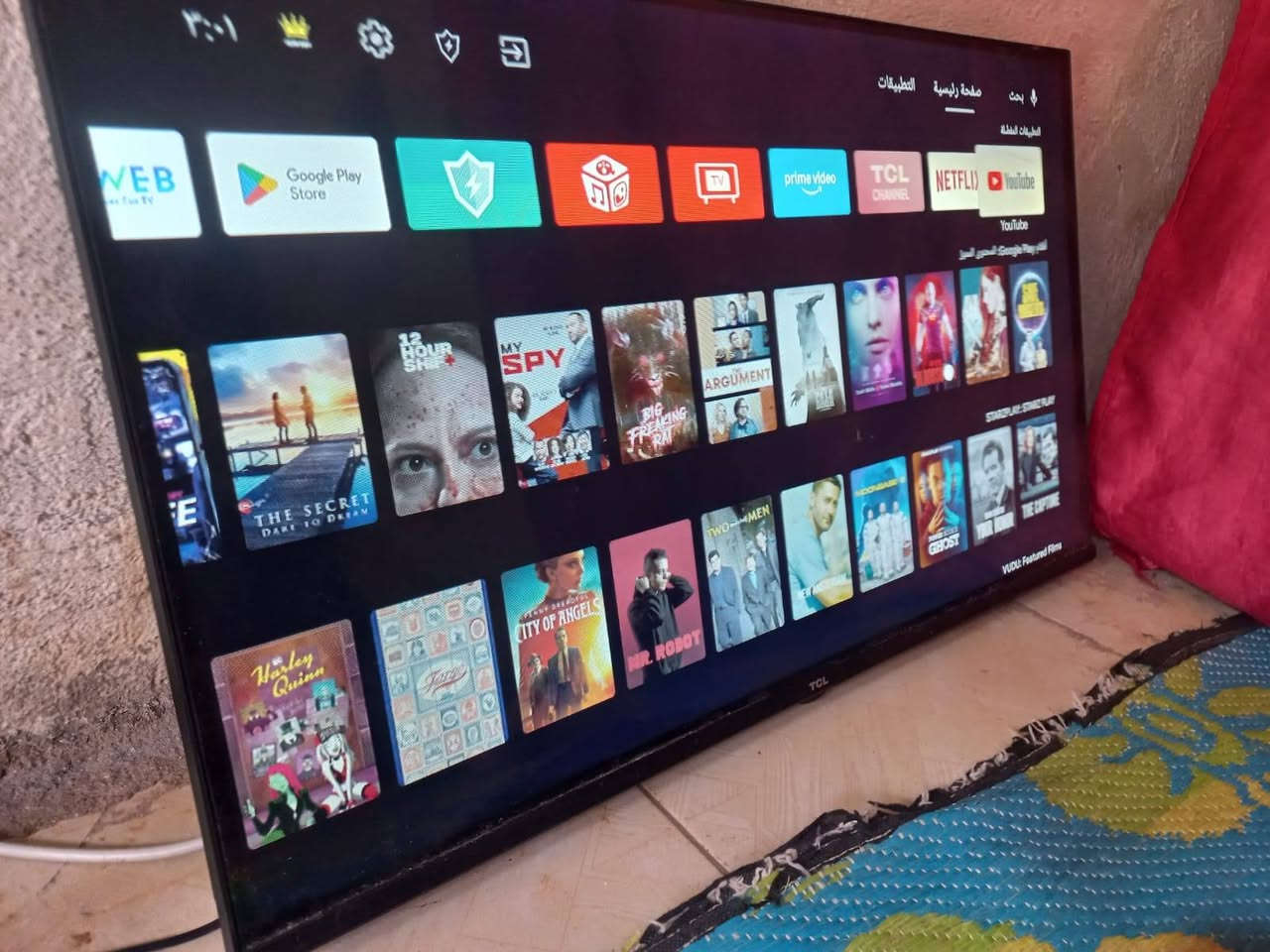 سلام عليكم بلازمه حجم 32 كوريه اصدار 26  صورتها 4k وظوح عالي جدا سينمانه  يوتيوب فود مواقع تواصل برغي ممفتوح بيها *********** لسعر 80 مكاني الحسينيه سكلات
