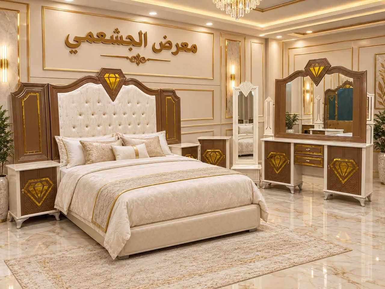 معرض الجشعمي • غرفة نوم صاج • تفصيل حسب الطلب