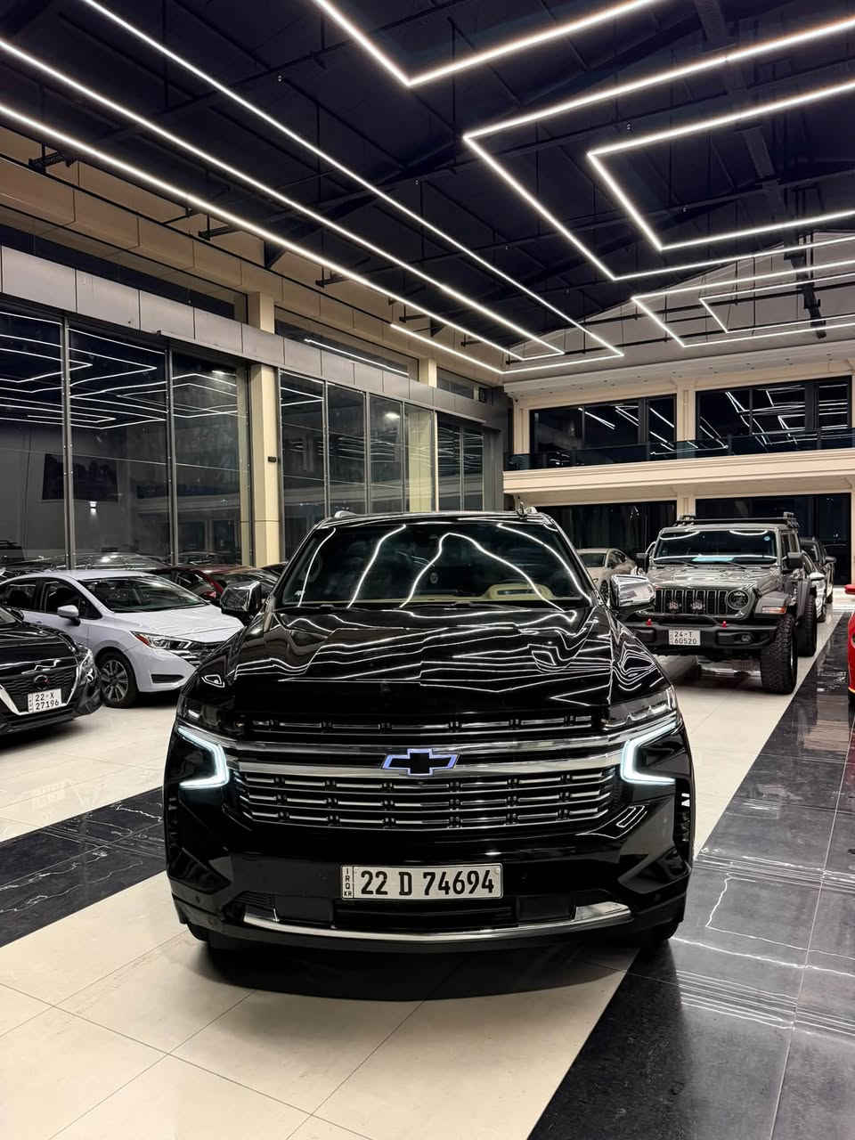 CHEVROLET TAHOE PREMIER
شوفرليت تاهو
موديل 2022 🦅 
سعر 437  $
تحويل مباشر ب اسمي سنويه
فوول مواصفات جگات
شيفروليت تاهو بريمير وكالة خليجي 
‎الموديل  2022 ( خليجي )
‎اللون : اسود
محرك و گير شرط
سياره مكفول  بدون صبغ بدون حادث
بيها ٣ مكان صغير pdr بدون مفتوح 
‎جكات كهرباء
‎ جكات تصعد وتنزل 
‎اربع كامرات
‎حجم المحرك : 5300 Cc
‎عدد الاسطوانات : 8 اسطوانات ( 8 سلندر )
‎المواصفات : 
‎* سقف بانوراما 
‎* المقاعد كهربائية تدفئة و تبريد
‎* مقصوره الركاب من الجلد الفاخر + خشب ملكي 
‎* شاحن وايرلس لاسلكي
‎* نظام الرؤيه : 5 كامرات رؤيه شامله ( BIRD VIEW )
‎* نظام التعليق مستقل
‎* كشنات ميموري خزن
‎* نظام الصوت BOSE سماعات عدد 10
‎* دوسات كهرباء + اناره LED
‎* نظام سحب مقطوره تحكم كامل + كامرة لرؤية المطوره
‎* داتا شو
‎* تشغيل بعد 
‎* 5 بصمات 
‎* تحديد مسار 
‎* لد امامي 
‎*مري شفط 
‎* 4 كامرات 360 درجه 
‎* رادار 
‎* جنطه ذكيه بلقدم تنفتح وتنسد 
‎* ويل كروم 22 حجم وعليها تخم تاير 
‎* شاشات خلفيه 
‎* جميع الكشنات كهرباء
‎* كشنات تدفئه تبريد 
‎* دوسات شفط 
‎* شاحن واير ليس
‎* ثلاجه 
‎* جميع المقاعد يوجد مخارج يوبي اس 
‎مكان :اربيل  

‏‎ للاستفسار
***********
كورك واتساب

