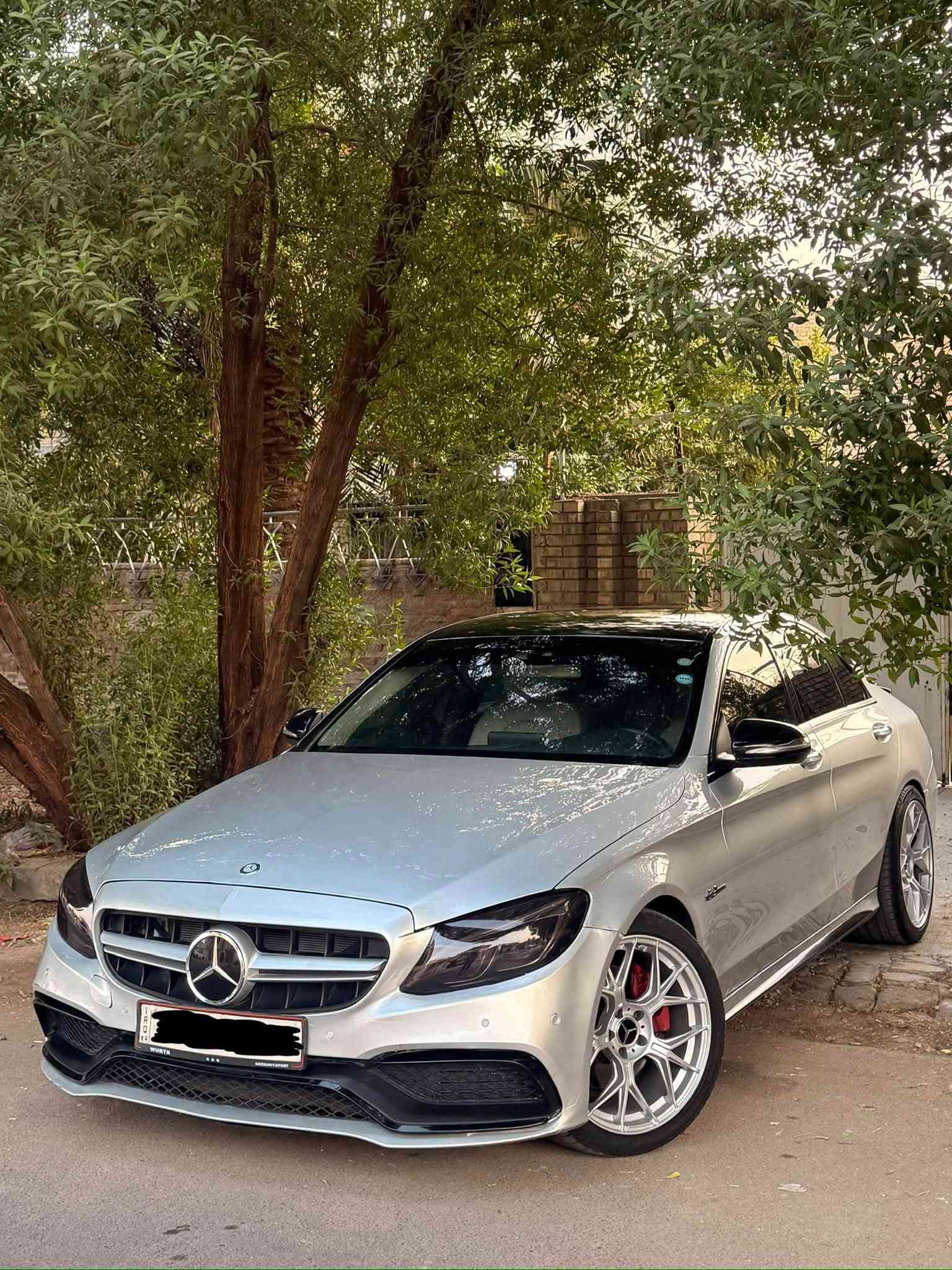 مرسيدس C300 • كت C63 • داخل ابيض