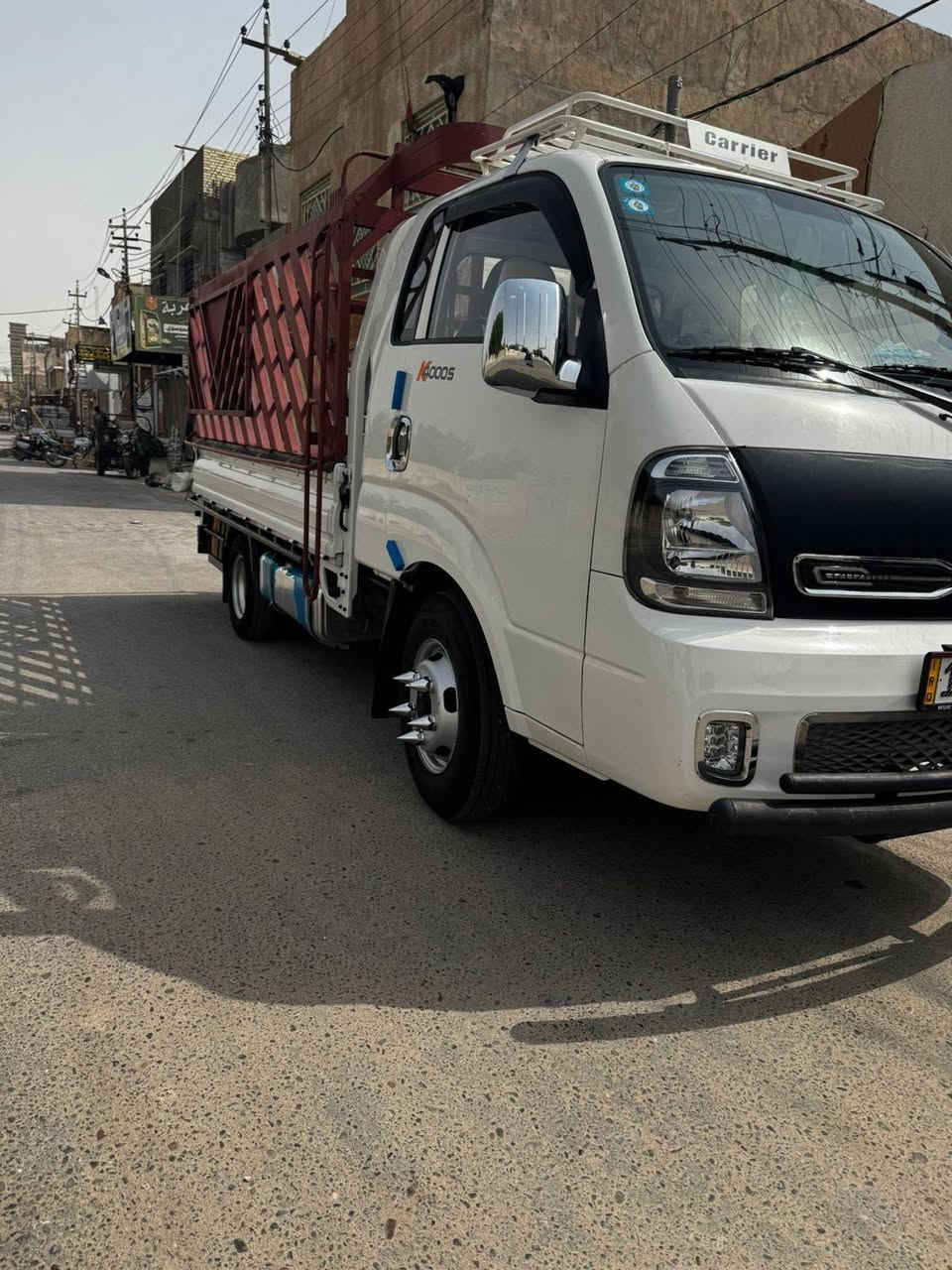 كيا حمل موديل 25 مكفوله كفاله عامه رقم بغداد دولي السياره بسمي السياره خير من الله تحويره تايرات تحوير تانكي محور 120لتر دوشمه شغل درجه اولى ماشية السيارة ٤٠ الف تايرات اماميات زوج توني شادهن مكان السياره كربلاء السعر 212 وبيها مجال رقم الهاتف ***********
