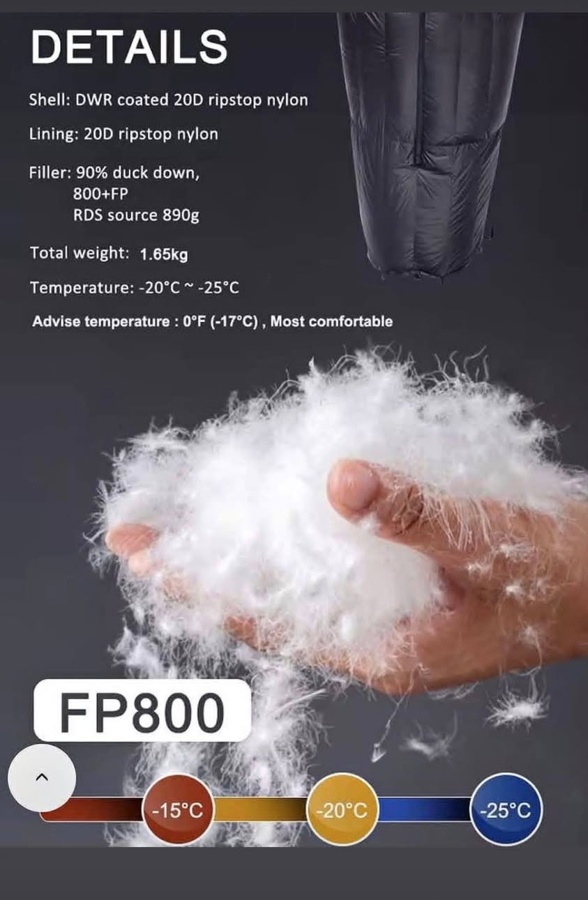 سليب باك شتوي • كامبروكس • -25°C
