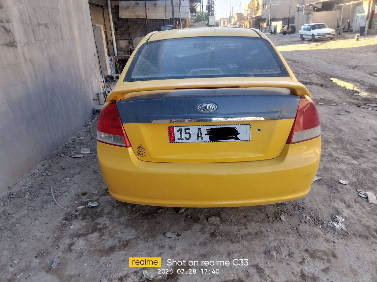 كيا سبكترا 2007
محرك 2000دوش
كير اوتو.at
منضومه تبريد جديدة ثلج
تدفئة شغاله
صدر جديد نقصه راس روط ولقم استيرن ومشتريهن جدد ما شادهن
كهربايات جاهزة
تخم ويل ابلادي لاعواج ولا لحيم
تخم تاير 
تخم سماعات صوت يخبل 
دوشمه بلاديه
داشكام امامي داخلي
نشرة ارضيه
حساس ابواب شغال
عليه ادامه كامله
سيارة كله ليبل واحد عدا جاملغ وبنيد امريكي
بسمي وتستلم مصفر 
سعرة 75 وبيه مجال بسيط 
مكاني بغداد ابوغريب 
***********
