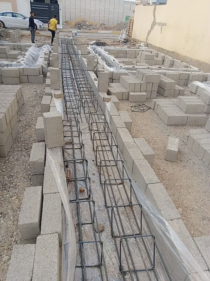 نشتغل اساس تصفيط بلوك تسليح شيش شغل درجه اولى اتصال ***********
