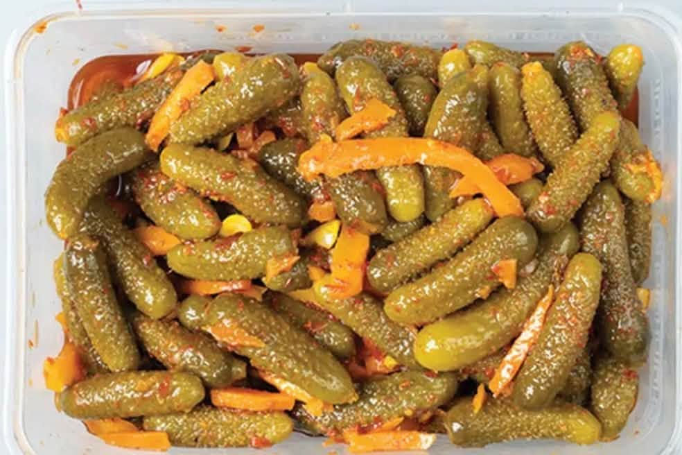 طرشي مشكل • خيار محشي • توصيل
