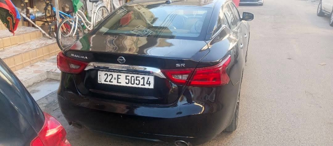 نيسان مكسما فول عده الفتحه مديل ١٧فئه SRضررها جاملق خلفي فقط وبيها دوسه بالعراق بيها  حزام صبغ كير مكينه تبريد كفاله تدفئه وتبريد بالكشنات بصمات ابواب كشنات كهربائيه رايدها ٩٦رقمها اربيل الجديد بسمي مكاني بصره ***********

