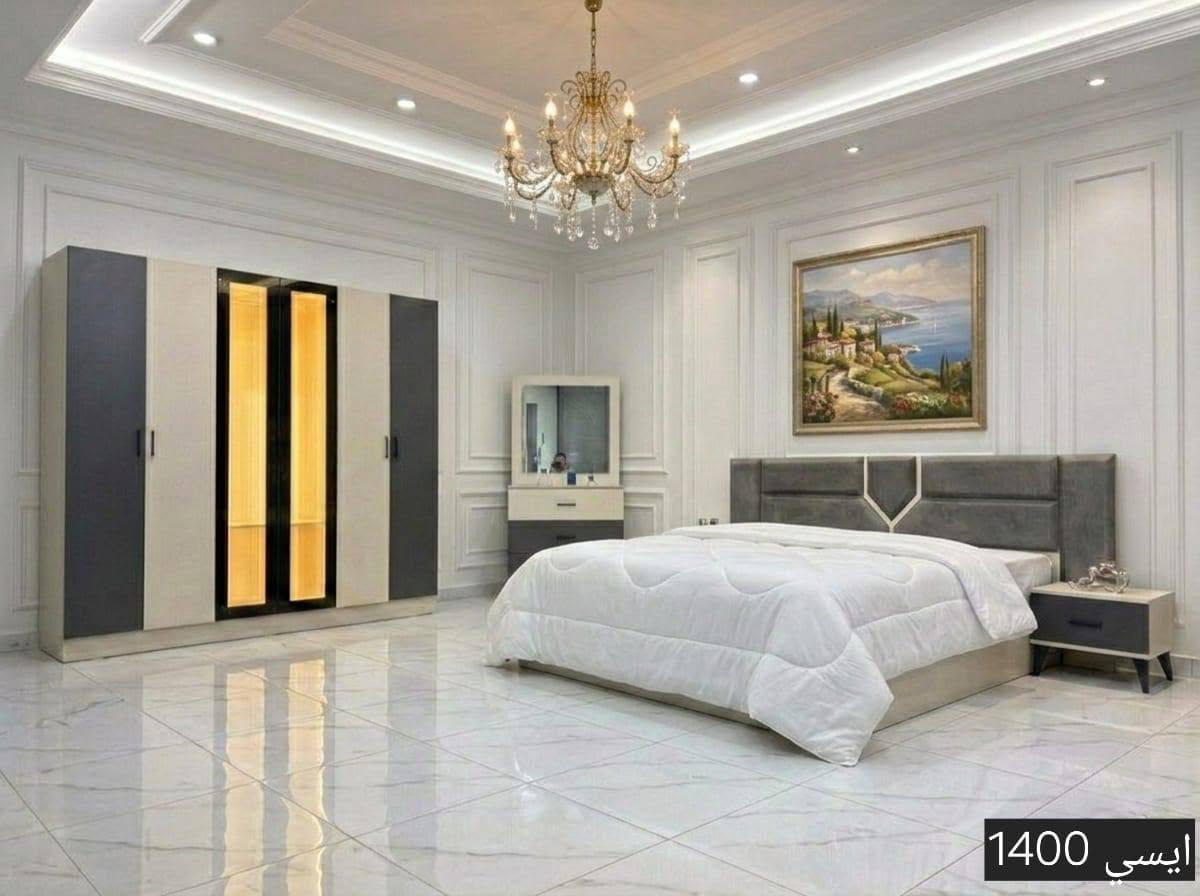 ✨ الجمال والراحة تجتمع في غرفة نومك الجديدة! ✨
​لأصحاب الذوق الرفيع، وصلنا حديثاً أحدث موديلات غرف النوم التركية (5 قطع) بلمسات وتصاميم مودرن تجمع بين الأناقة العالية والراحة المثالية! 🛏️✨
​✨ محتويات الوجبة الجديدة (5 قطع متكاملة):
​💡 لماذا تختار غرفنا؟
​خشب تركي متين وجودة تشطيب عالية.
​تصاميم تناسب المساحات وتزيد المكان جمالاً.
​أسعار تنافسية وخدمة توصيل [جميع المحافظات مع شد ونقل داخل بغداد مجاني

نص مكتوب في الصور:
- Lena 1500
- ايسى 1400
- Feza 100
- Ece 1500
- Feza 200