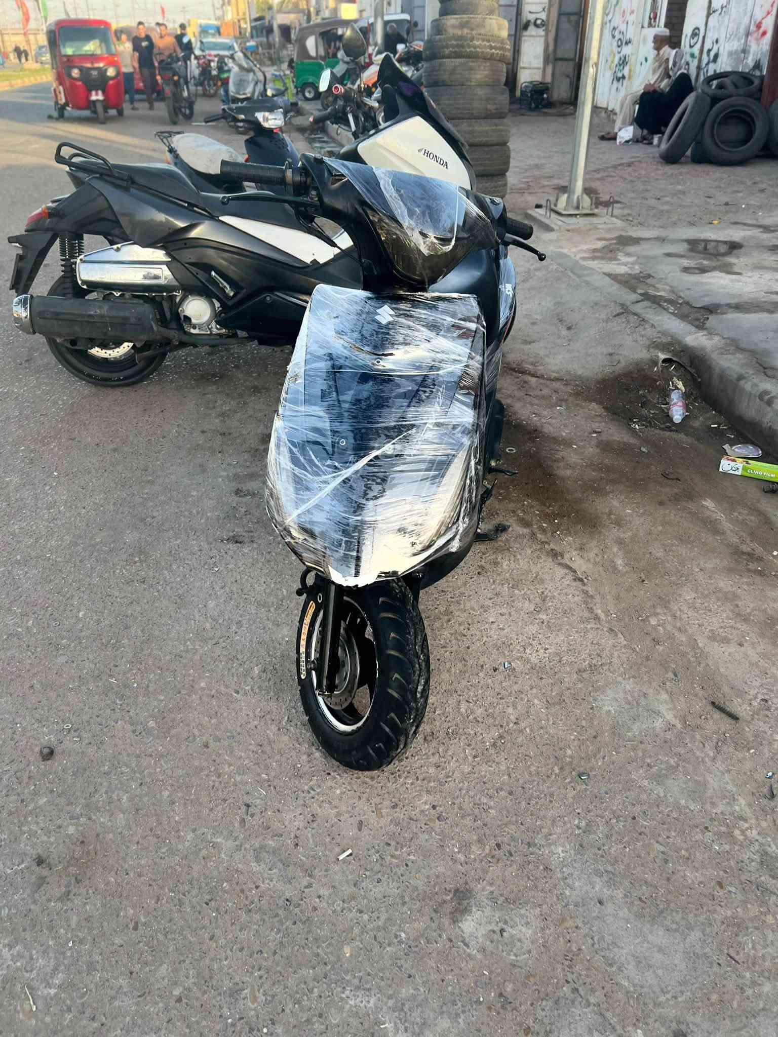 دراجه سيام ادرس ياباني للبيع مفتوحه مره وحده دراجه نظيفه حيل نگره سلف باتري جديد كفرات نظيفه سعرها 275 وبيها مجال لشراي  اتصال او مراسله ع خاص ***********
