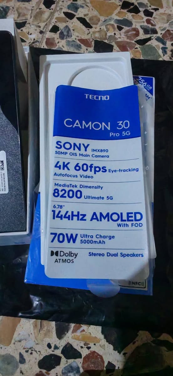 تلفون TECNO CANON 30pro 5G وصل الشراء موجود الجهاز جديد مستخدم شي بسيط  قفل جهاز قفلة ٢٥٠ *********** بغداد بلديات
