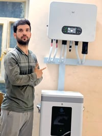 طاقة شمسية • الناصرية مركز • Goodwe ٨kW','EcoShield ٣٢kWh','Jinko ٧١٠W...
